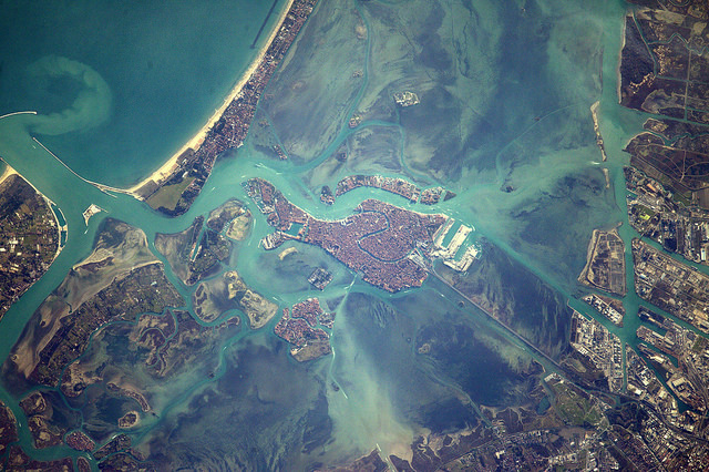 Venise depuis l'ISS