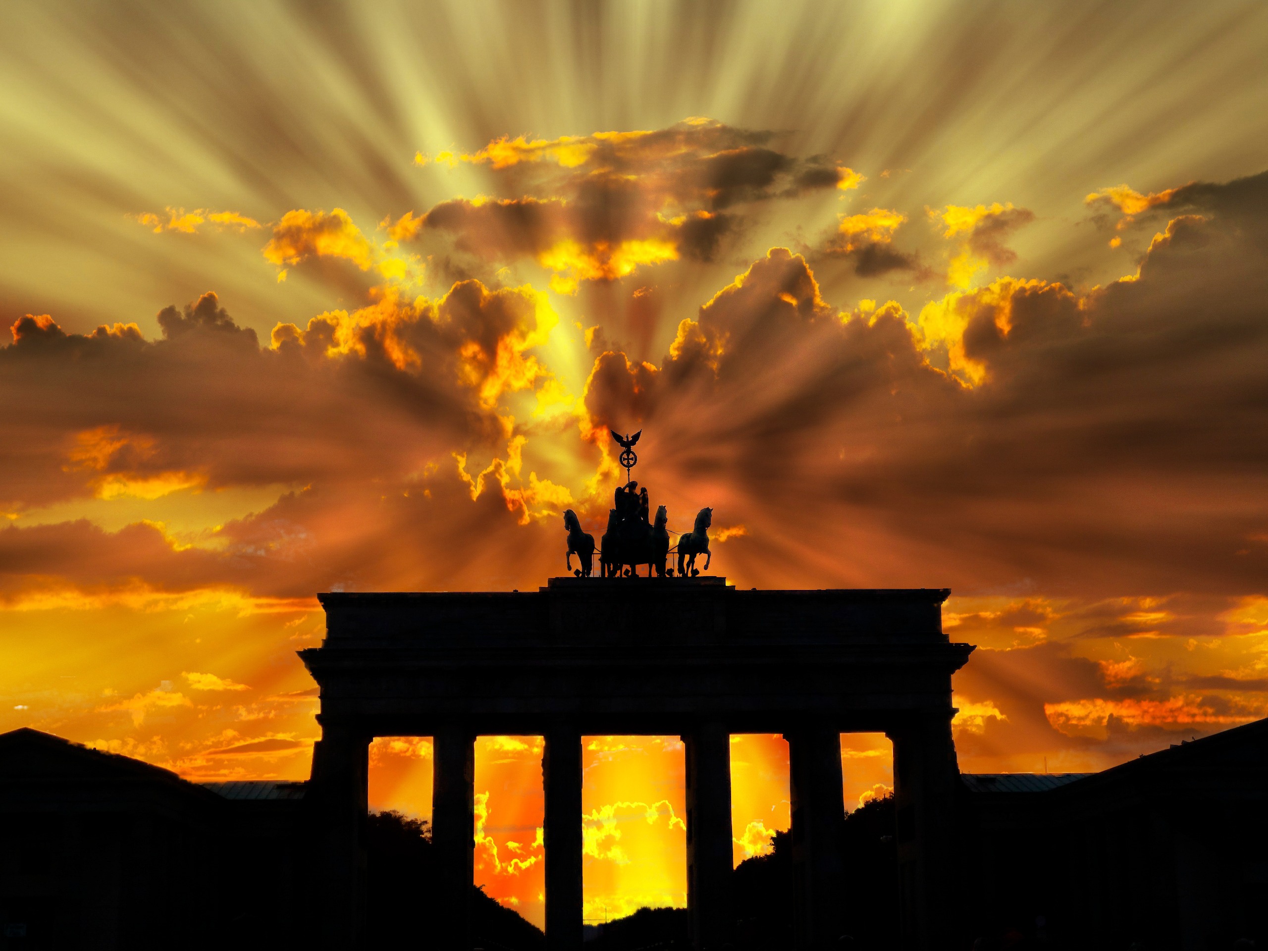 La Porte de Brandebourg à Berlin