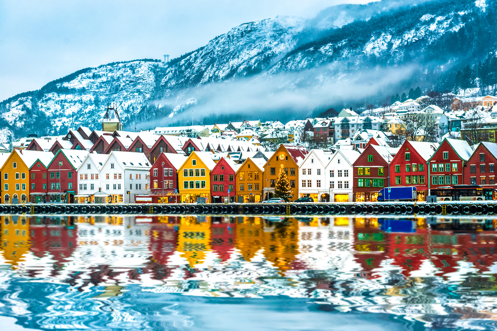 Bergen en Norvege