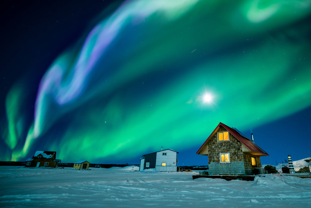 Aurores boreales d'europe