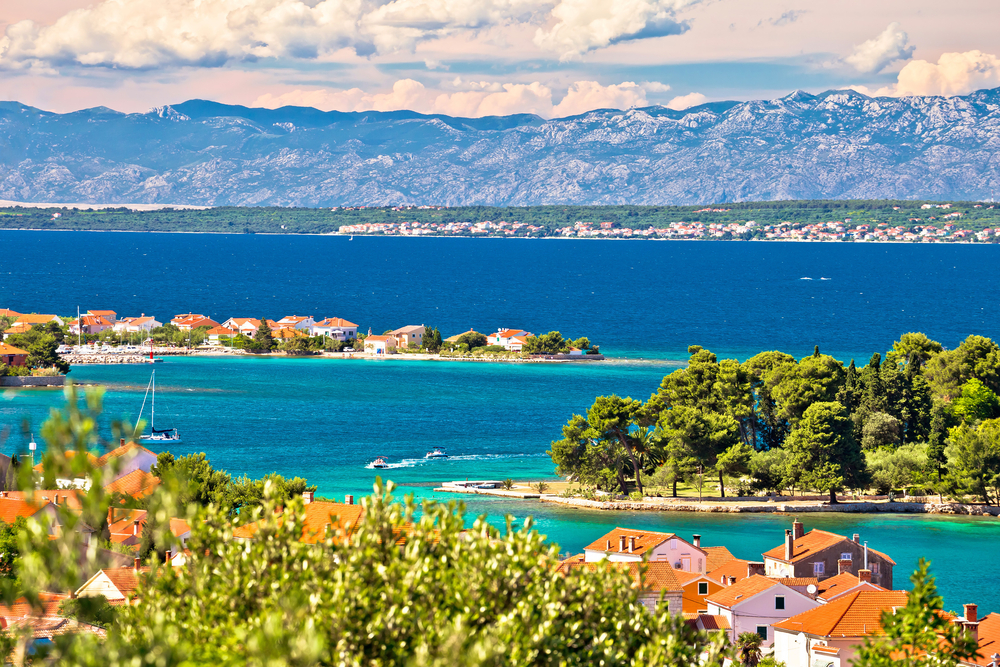 Vue de la cote en Dalmatie, Croatie